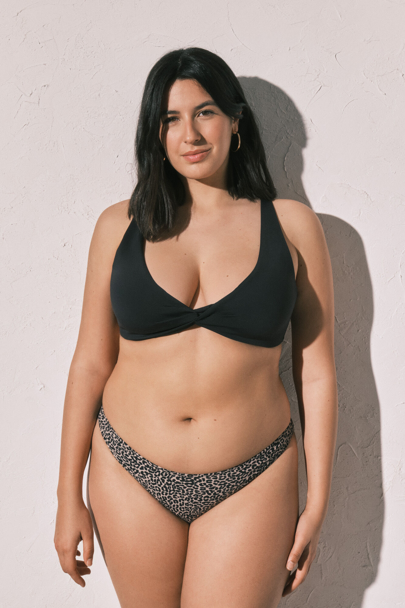 Women'secret Top bikini halter capacidad negro