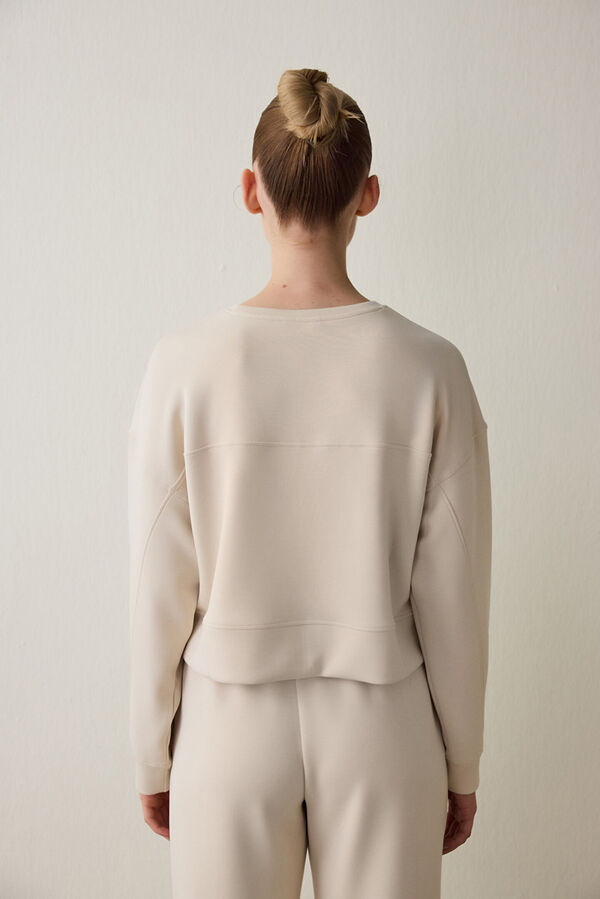 Penti Sudadera cepillada con tacto sedoso. beige