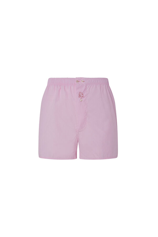 Womensecret Pink fabric boxers Rosa