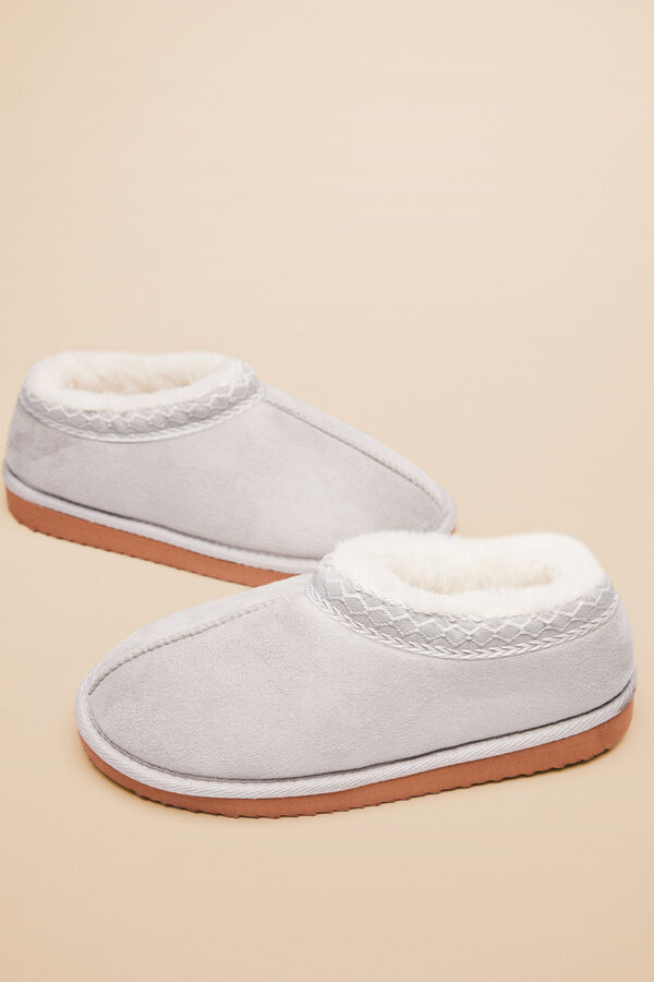 Womensecret Grey slipper boots grey