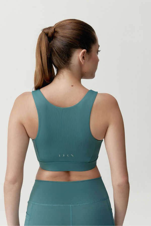 Born Living Yoga Top desportivo Eider verde bege