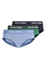 Jack & Jones Pack de 3 slips lisos de algod&oacute;n printed