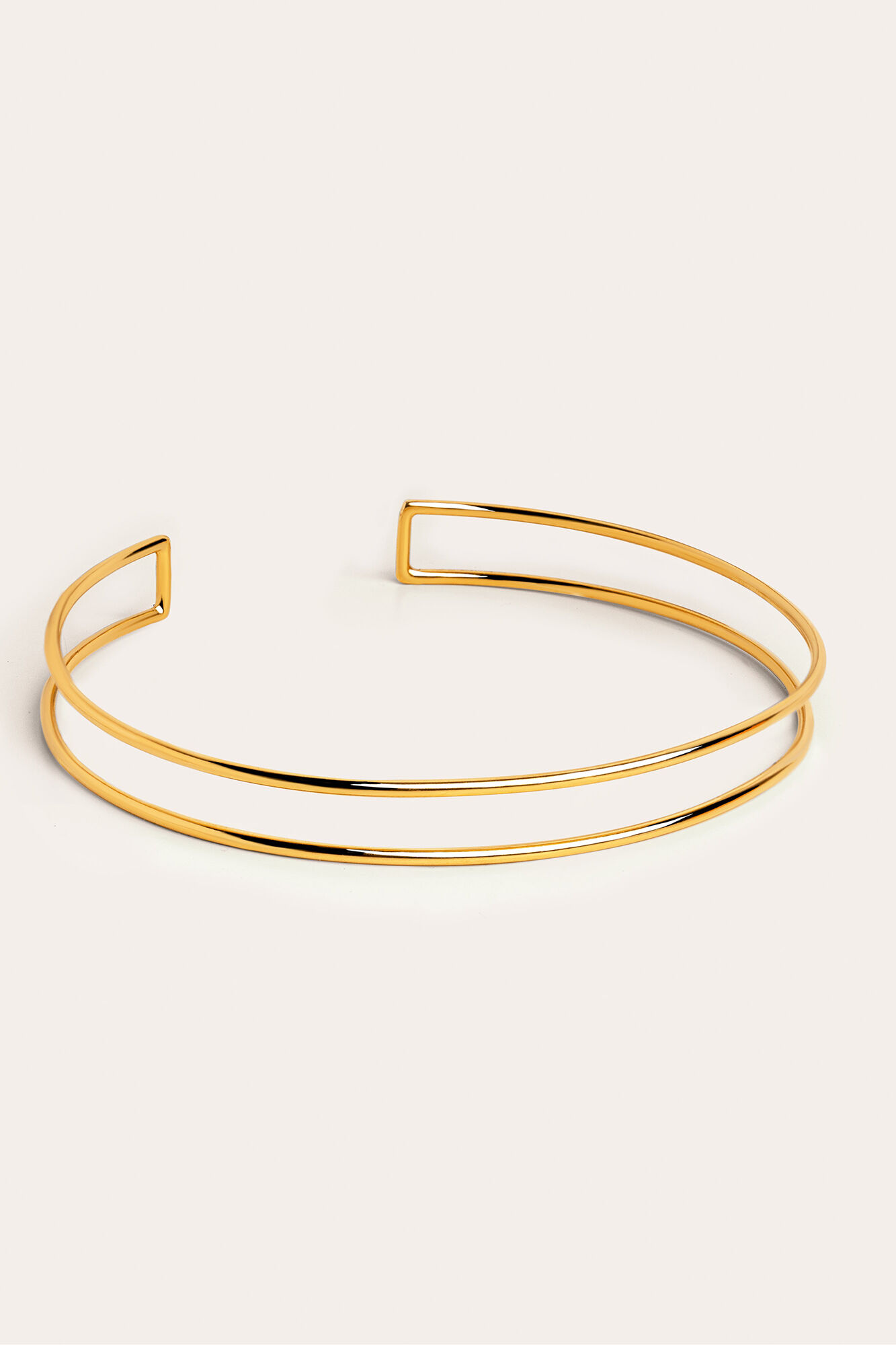 Singularu Choker Double Ring Gold