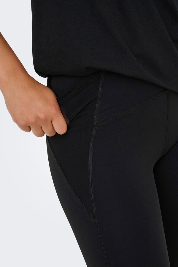 Only Play Mesh detail B-Dry leggings black