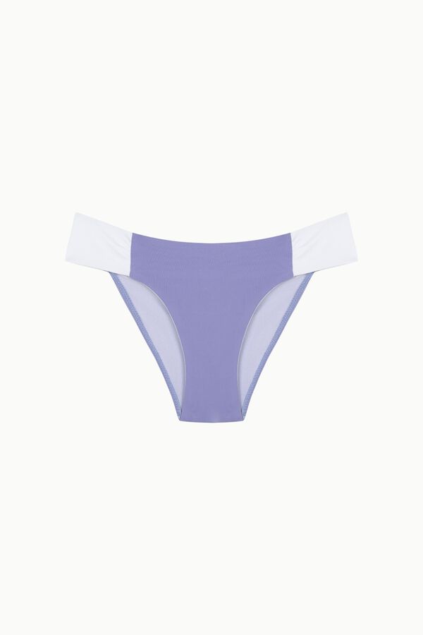Cotton Sail Braga bikini bandas laterales bicolor morado/lila