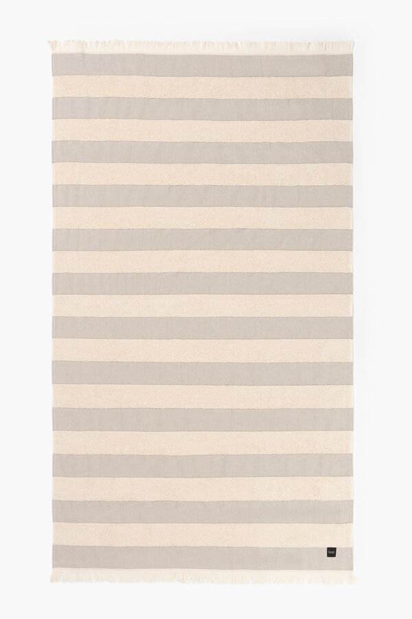 Calma House Toalla de playa Terme Beige 100x180 cm.  bege