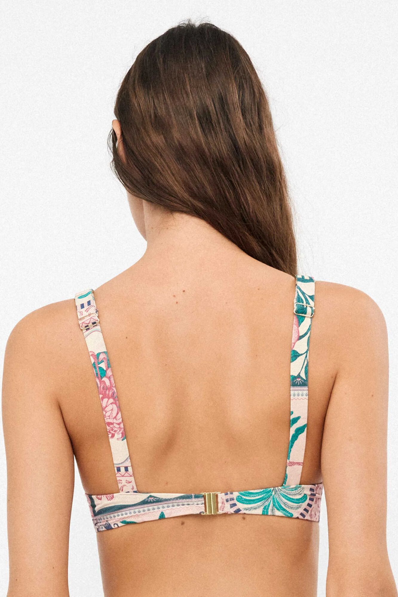 Gisela Bedrucktes Balconette-Bikinitop