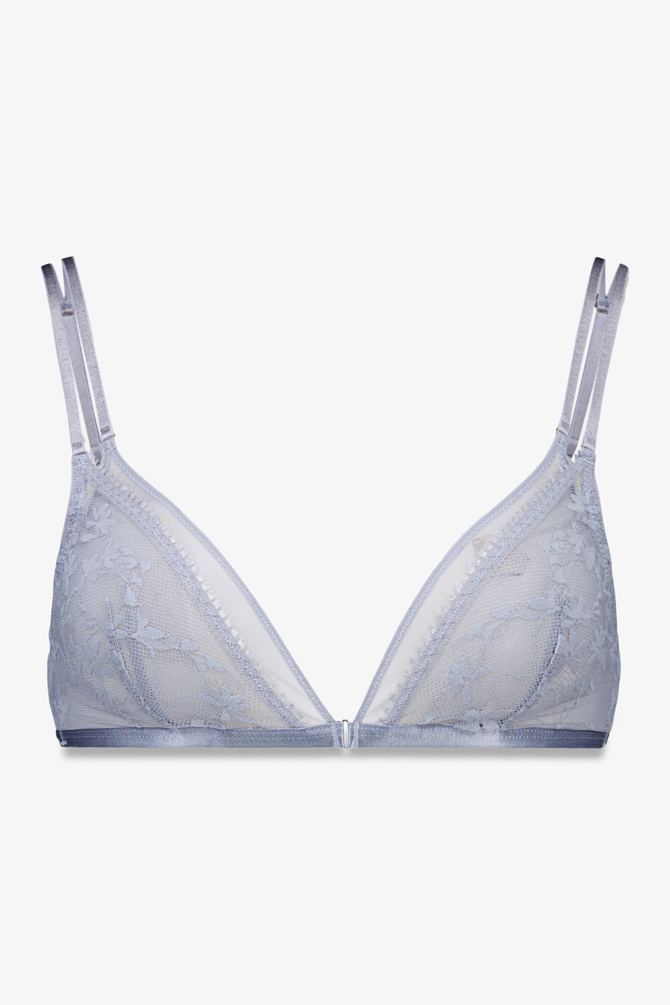 Women'secret BH Mit Blauer Spitze – Bequemer Triangle-BH Im Halterneck-Style