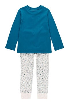 Womensecret Pijama malha combinado para menino - Algodão orgânico azul