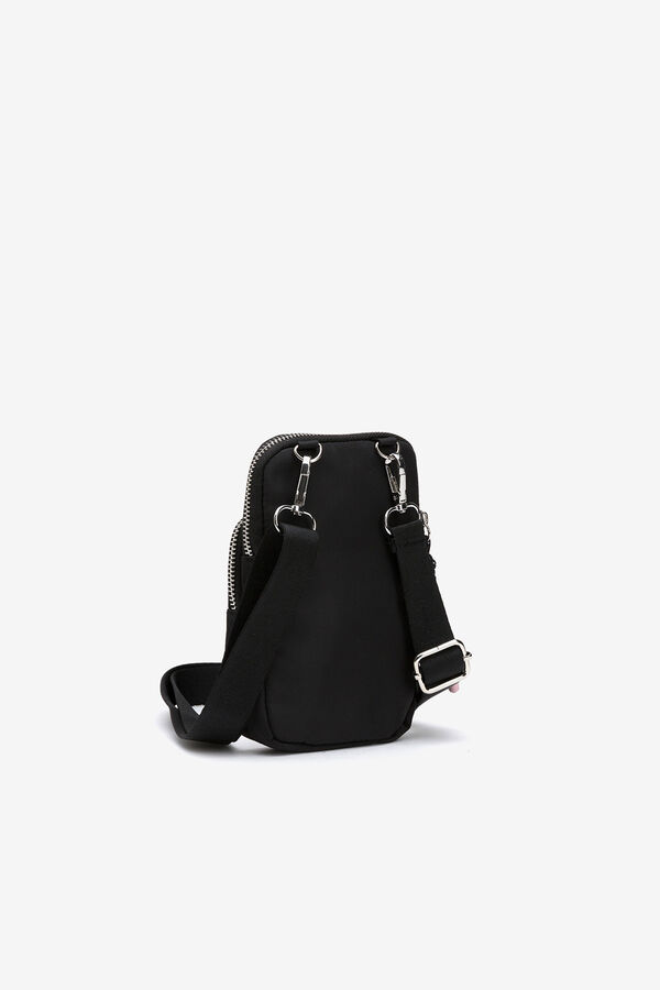 Vilanova Bolso para M&oacute;vil de Nylon Acolchado negro