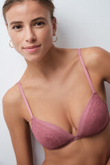 Women'secret Pink lace triangle bra LOVELY pink