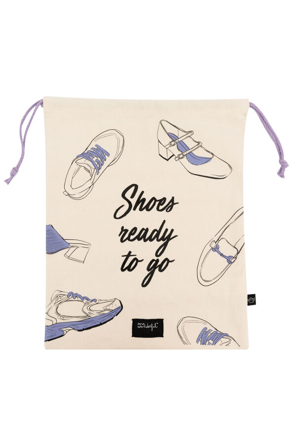 Mr. Wonderful Bolsa de viaje para zapatos Shoes ready to go estampado