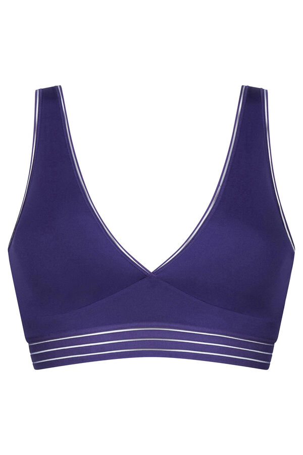 Womensecret Violet non-wired no-show triangle bra rose