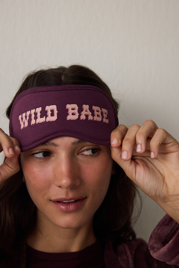 Penti Antifaz para dormir Maroon cozy "Wild babe" burdeos