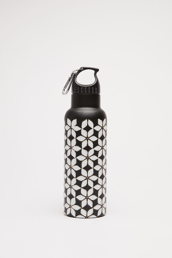 Womensecret Wasserflasche Edelstahl geometrischer Print mit Print