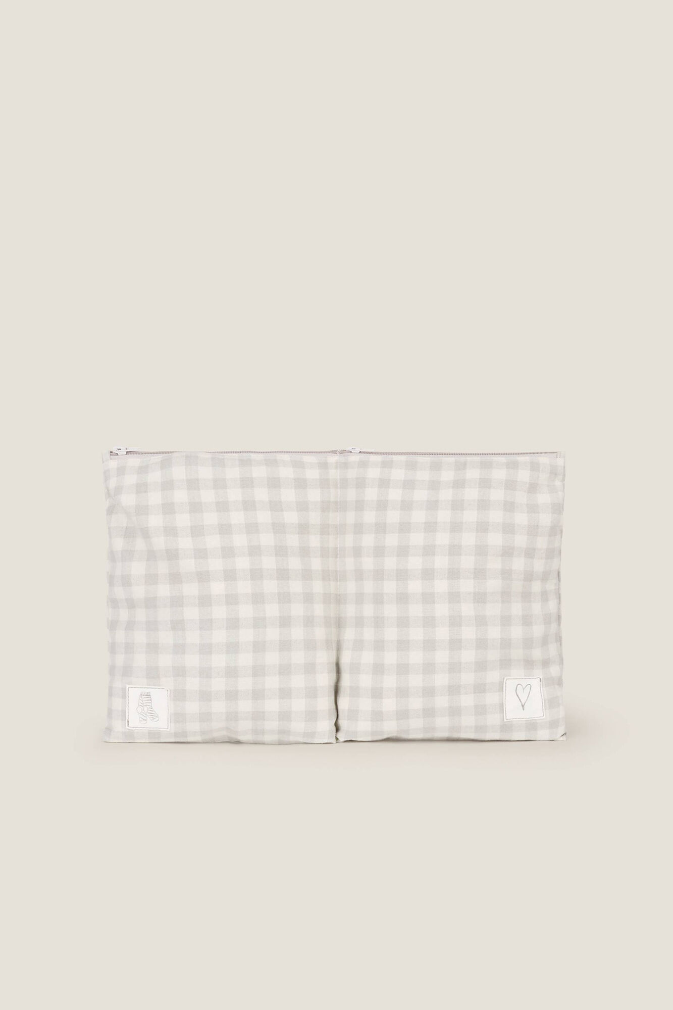 Textura Neceser de cuadros vichy