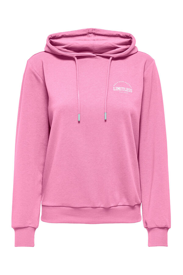 Only Play Sudadera deportiva con capucha rosa