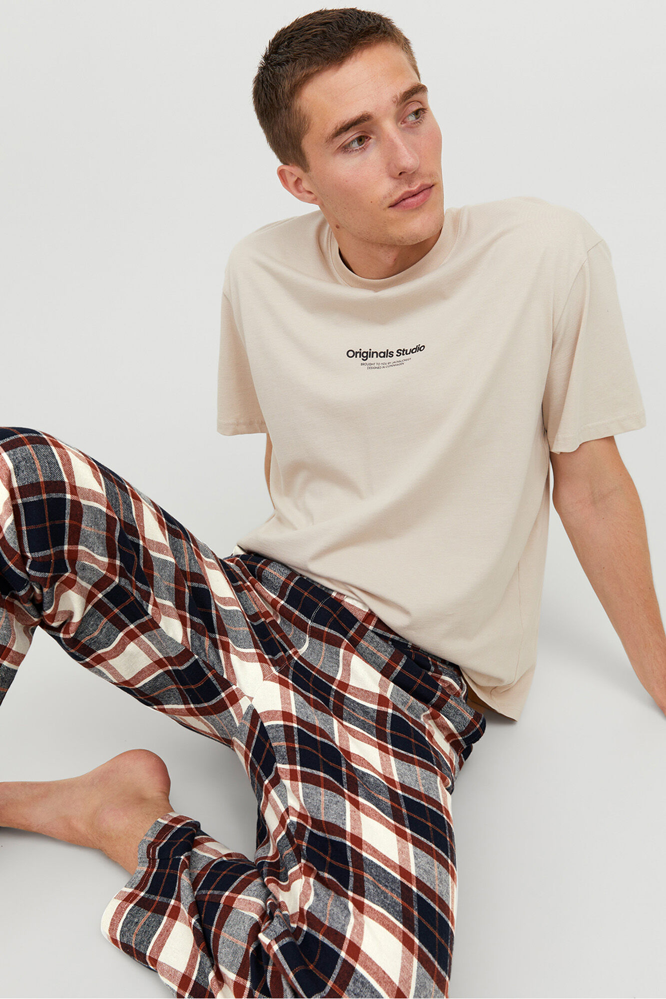 Jack & Jones Pantal&oacute;n de pijama largo