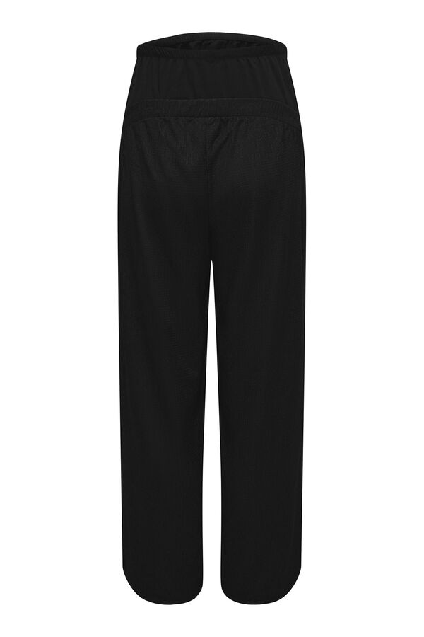 Womensecret Wide maternity trousers Crna