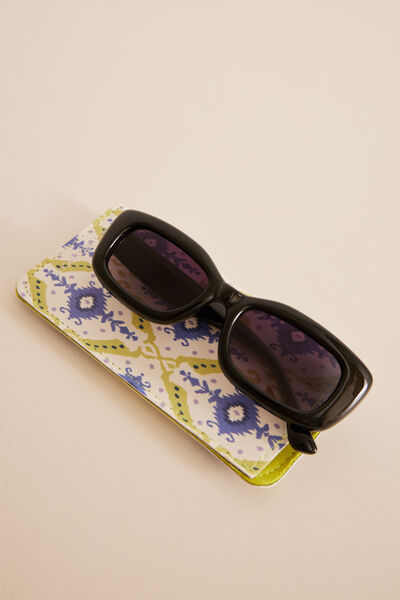 Womensecret Gafas sol negro funda estampado