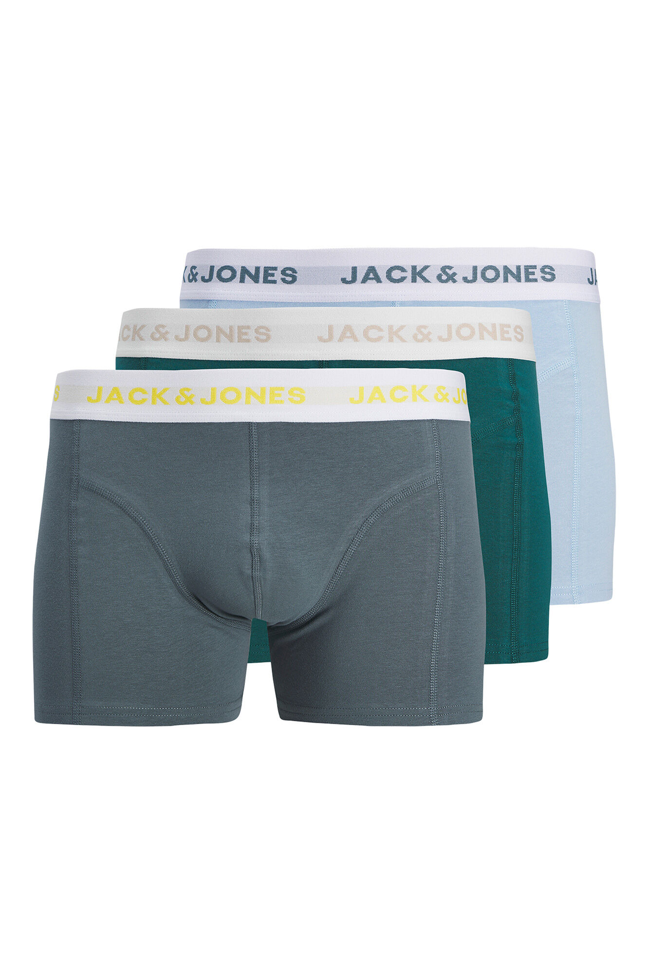 Jack & Jones Pack de 3 boxers combinados com logo