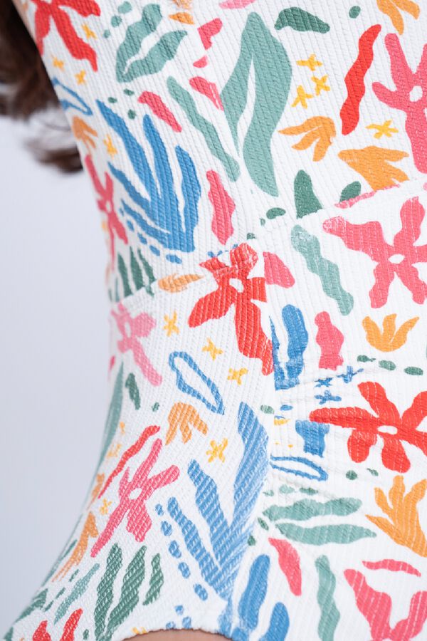 Ohma Multicoloured printed maternity swimwear printed