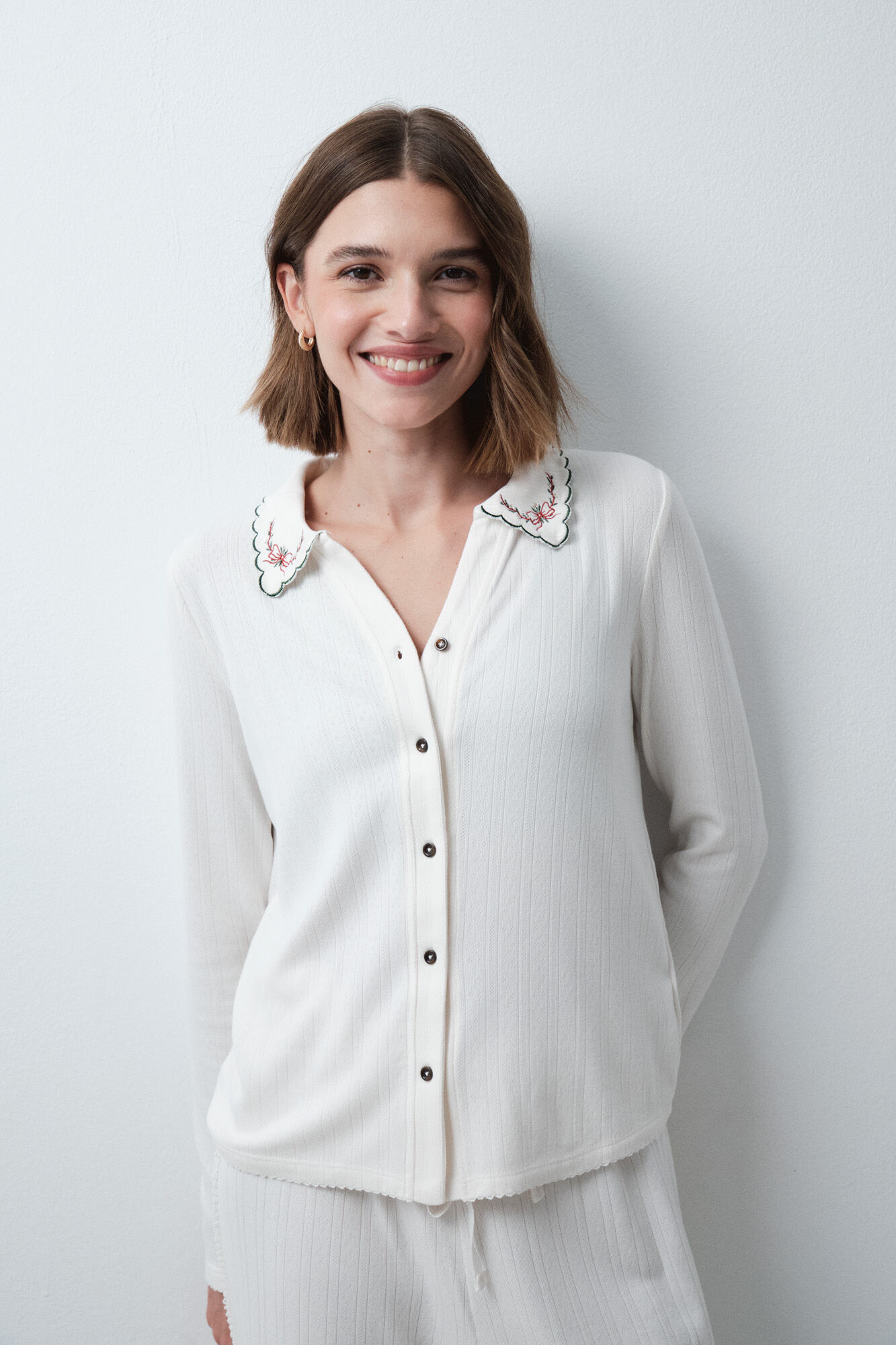 Women'secret Pyjama long col claudine