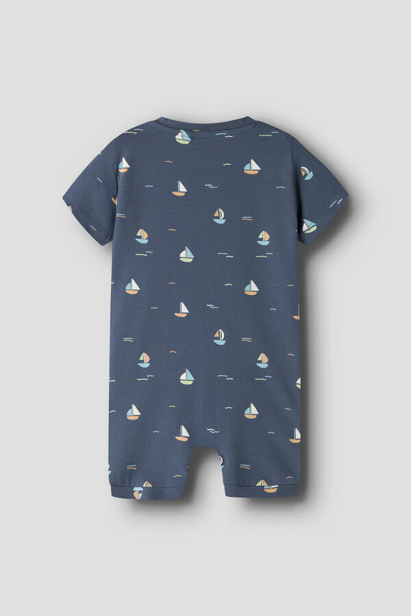 Name it Printed baby jumpsuit blue