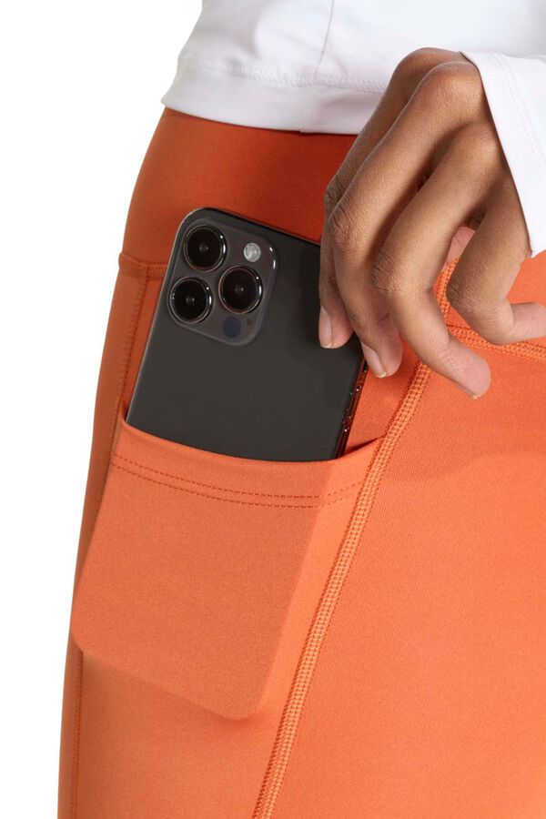 Adidas Mallas 7/8 deportivas Optime Essentials naranja