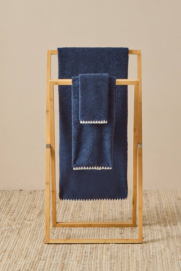 Womensecret Embroidered bath towel bleu