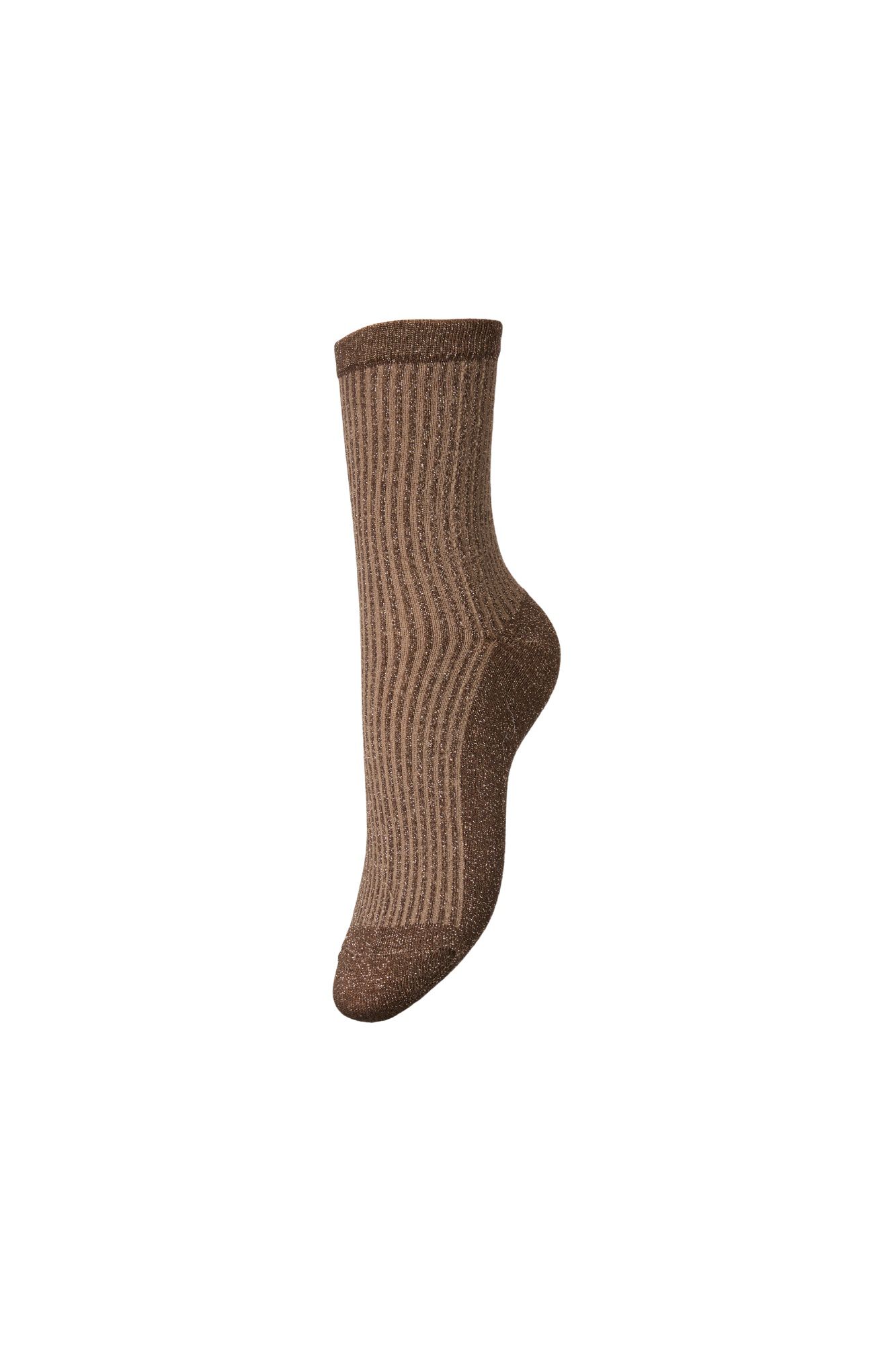 Pieces Lurex print socks
