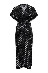 Only Maternity Vestido longo de maternity preto