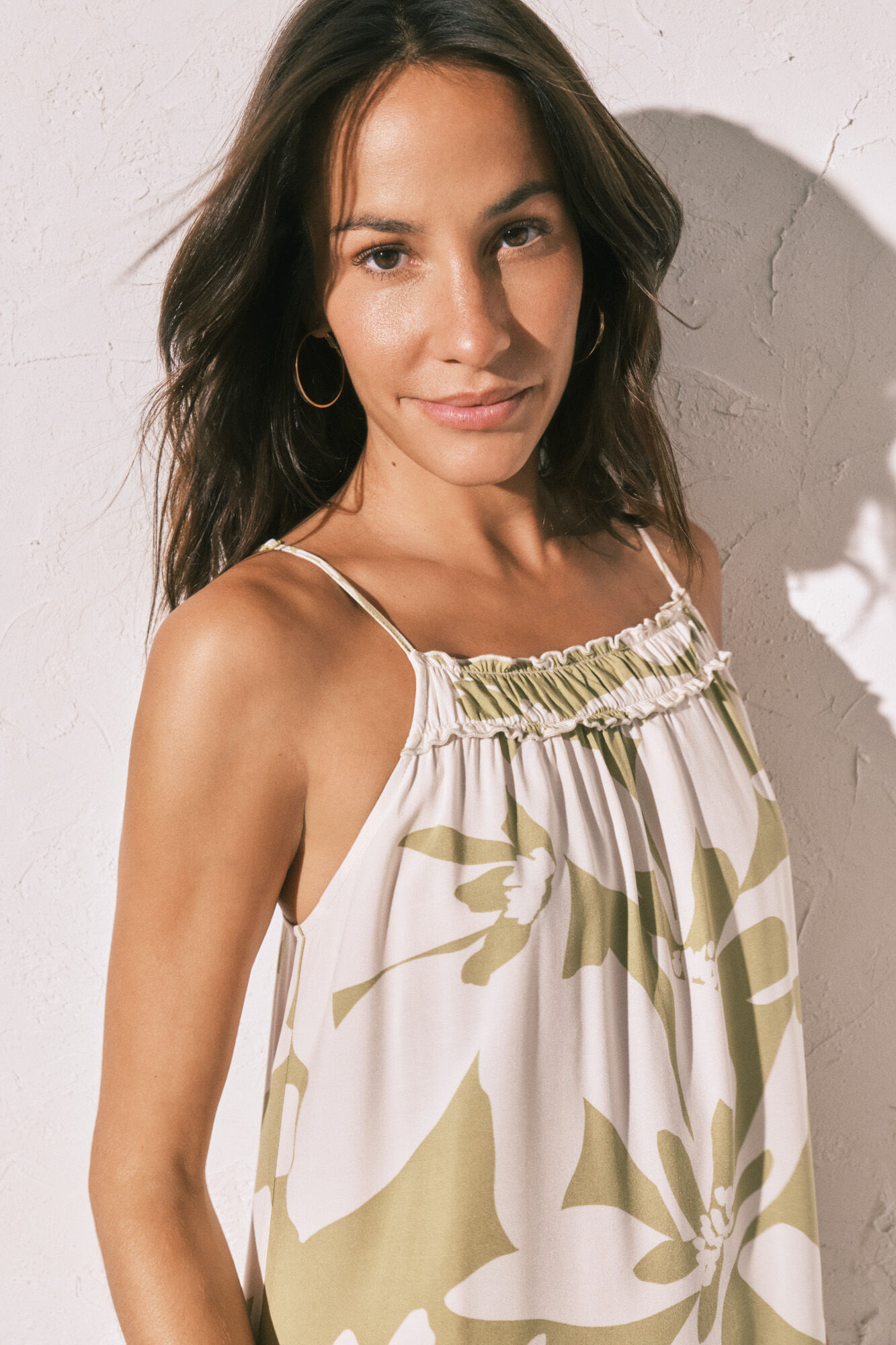 Women'secret Floral strap long dress