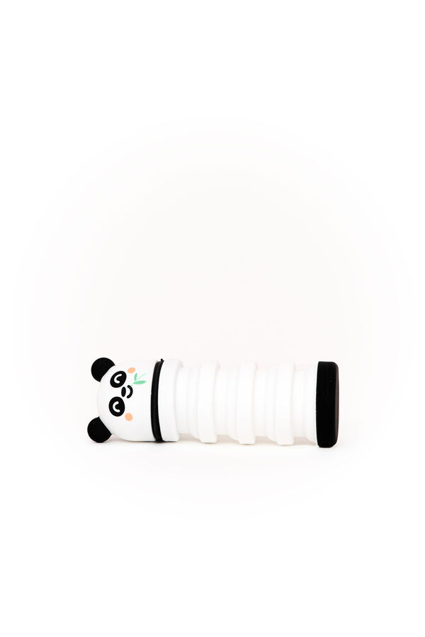 Mr. Wonderful Estuche de silicona extensible - Panda estampado