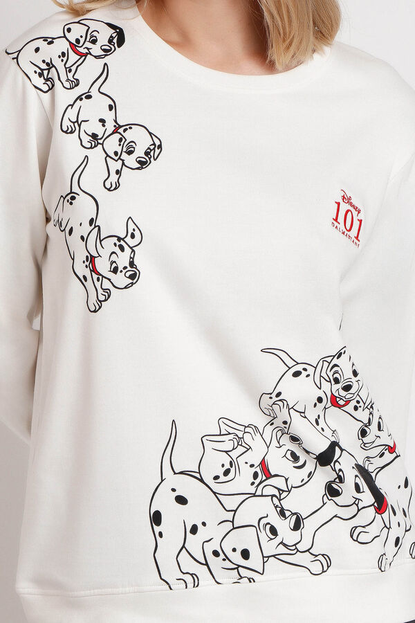 Admas 101 Dalmatians plush pajamas brown