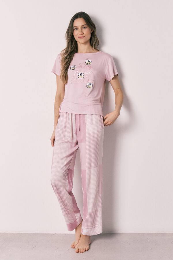 Women'secret Pyjama long Keroppi Patchwork rose