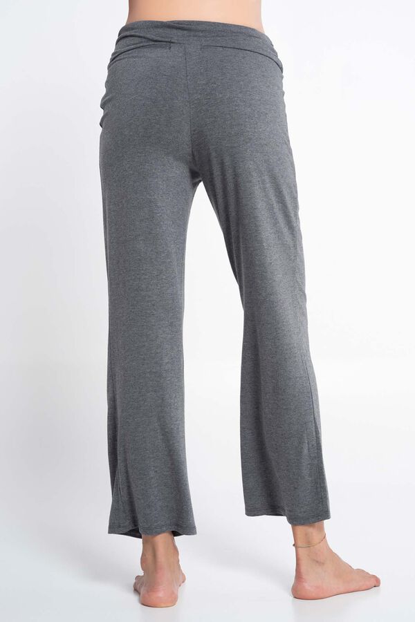 Ohma! Maternity knit wide leg trousers grey