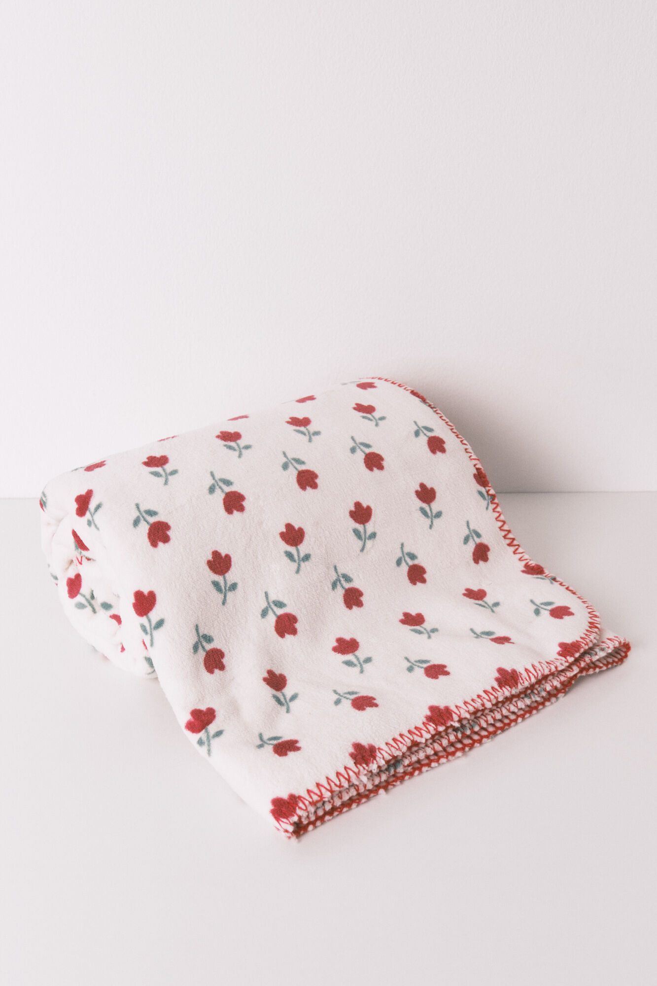 Women'secret Super soft floral Christmas print blanket