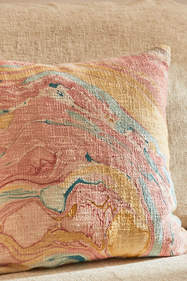 Womensecret Marmo pink marbled cushion cover pink