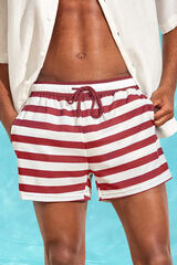 Gisela Navy print men's swimwear printed