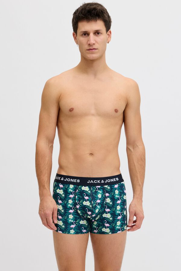 Jack & Jones 3-pack print boxers blue