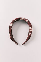 Women'secret Serre-t&ecirc;tes imprim&eacute; fleurs grenat imprim&eacute;