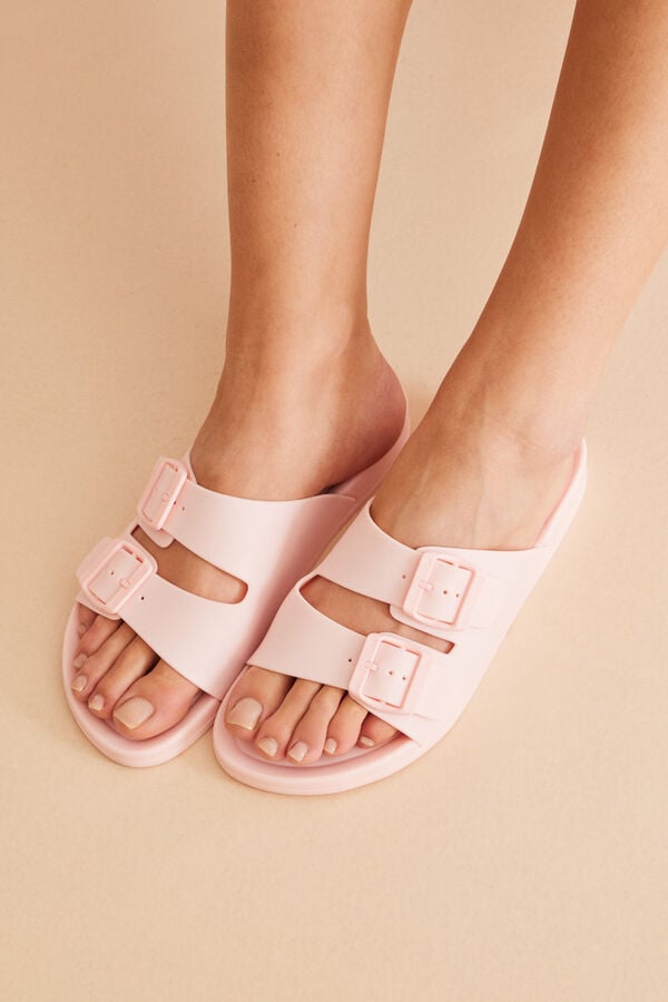 Womensecret Pink Snoopy injected sandals Roze