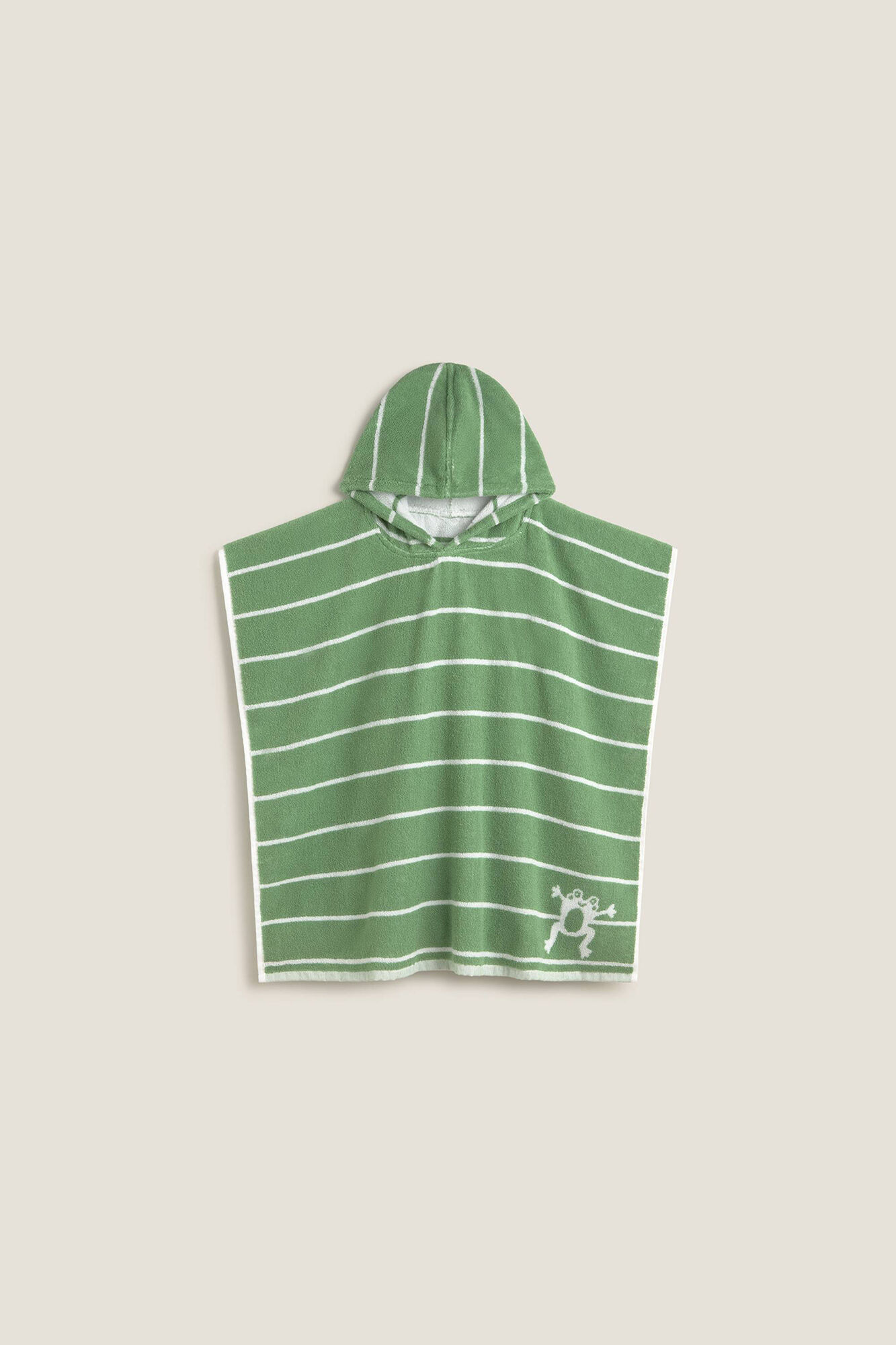 Textura Streifen Poncho Handtuch