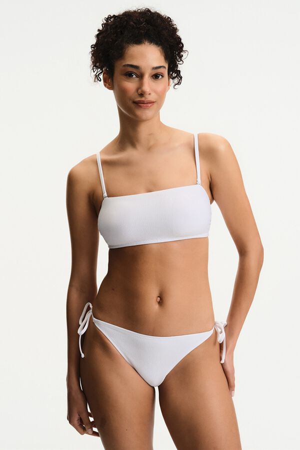 Penti Top Biqu&iacute;ni Bandeau Ava branco