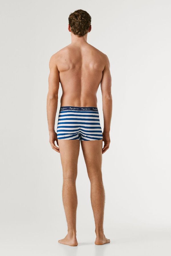 Pepe Jeans Pack 3 boxer liso y rayas verde