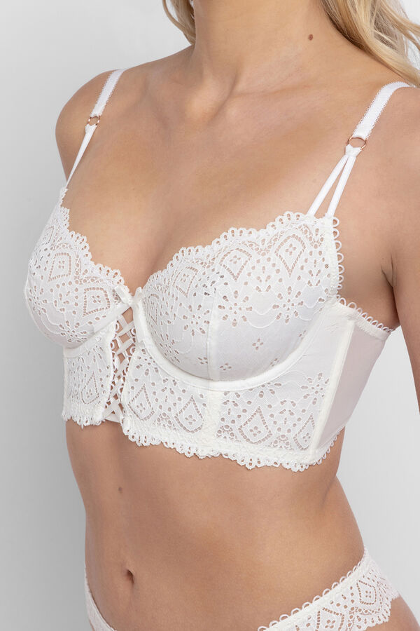 Dorina Unpadded bustier bra FARAH brown