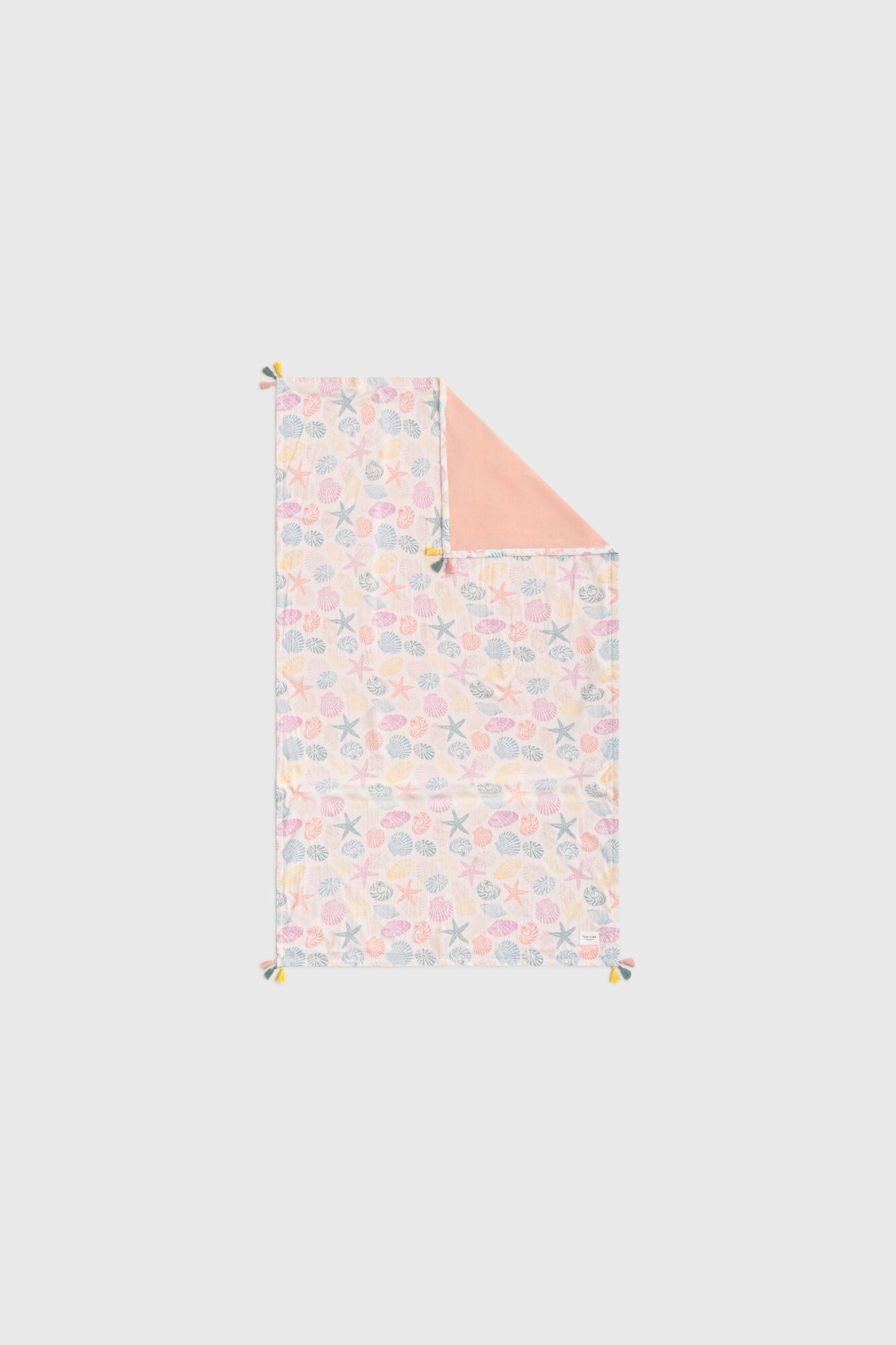 Textura Strandtuch aus Web- und Frotteestoff