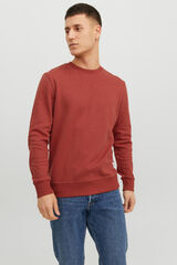 Womensecret Plain round neck sweatshirt Crvena