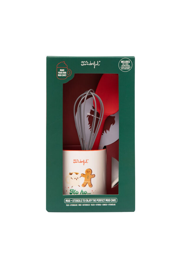 Mr. Wonderful Kit chocolate quente com caneca e utens&iacute;lios - Ho ho&hellip; chocolate quente! estampado